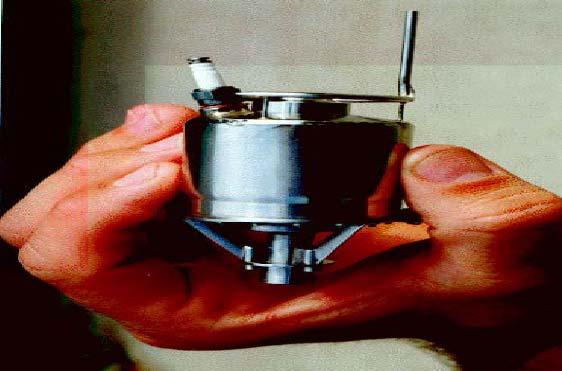Mesoscale MTM at Stanford ~1997: DARPA M-Dot project Palm size gas turbine engine (thrust type) φ25 mm