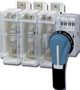 Advantages Improved safety Complete isolation of the fuse with double breaking per