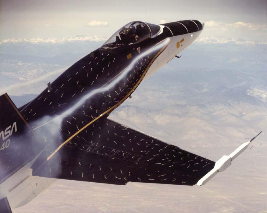 A critical element in the HATP plan was the correlation and validation of experimental and analytical results with results from flight tests of a high-performance aircraft.