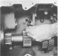 Position Figure 67 - Insert two reverse idler gear bearings in