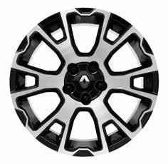 sport look with black Diamond-cut, 18" alloy wheels.