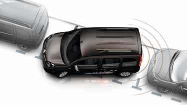77 11 423 218 01/02 Sensors 03 Rear parking sensors Alert you of any obstacles behind the vehicle with a series of