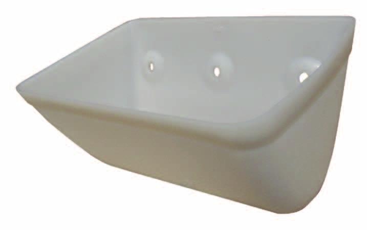 Plastic Columbus elevator buckets (parameters in mm ) Type Size/weight Volume Holes Max. b a h1 h2 t1 - t2 Kg Z3 d e no.
