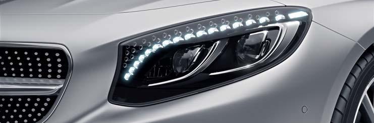 Innovation: Swarovski Crystal LED Headlamps Optional on S550 and S63 4MATIC, standard on S65 The inclusion of