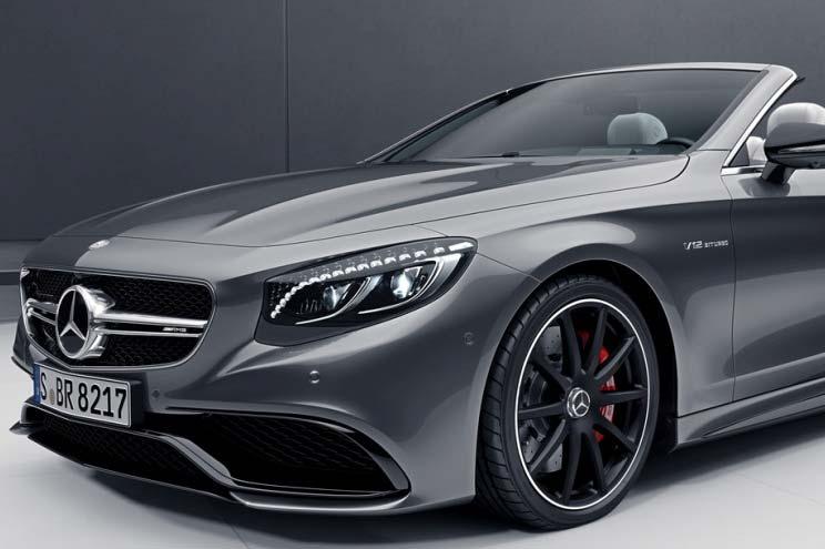 S 65 Cabriolet Packages & Options: AMG Night Package Exterior trim