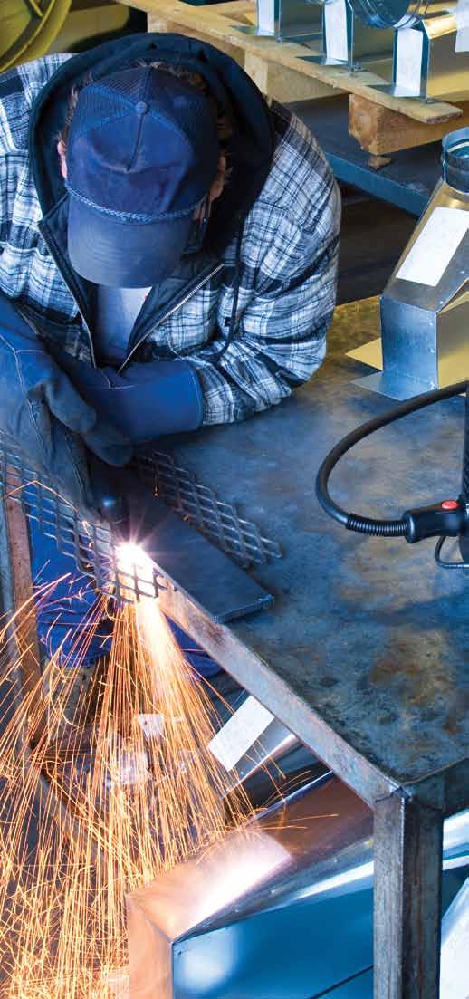 Why choose Powermax over oxyfuel Cutting with a Powermax system does not require flammable gases for pre-heating; provides faster cutting speeds on metals up to 32 mm (1-1 4 inches) thick; and