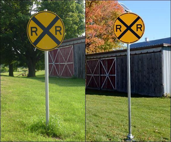 Sign Installation Crossbuck Signs