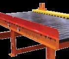 Side guides are typically bolted to the conveyor frame.