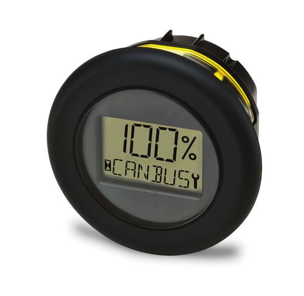 SYSTEM ACCESSORIES Curtis Model 3140 A cost-effective, CAN-based LCD vehicle status display in a rugged 52mm diameter housing is the ideal partner to model AC F2-A for use on Class III powered pallet