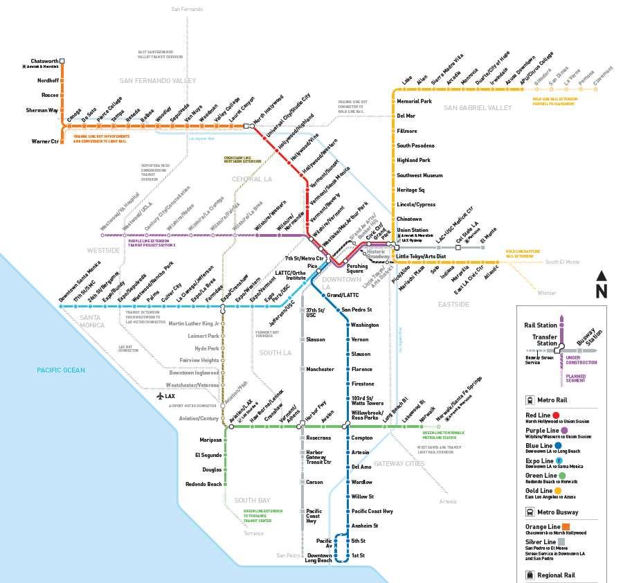 Part of LA County s Growing Rail Network