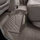 AAK - Front Row w/satin Chrome Logo & Second Row Floor Liners, available in Jet Black or Dune LPO Price: $250 Install Time: 0.1 hrs.