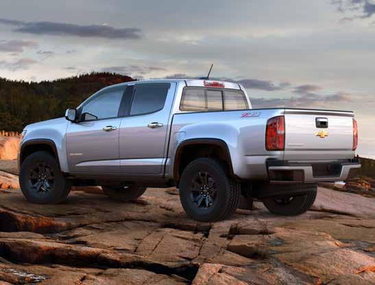 5. 17-INCH 5-SPOKE, Z71 GLOSS BLACK WHEELS AND ALL-TERRAIN TIRES PACKAGE 1 (ORDER LPO SMY) Package includes everything needed for one vehicle: 17-Inch 5-Spoke, Z71 Gloss Black Wheels Goodyear
