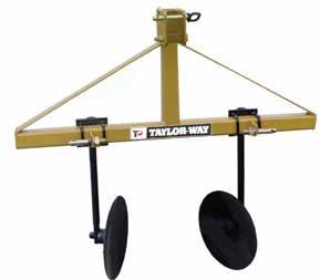 25-50 HP Taylor Pittsburgh's Field Cultivator performs a multitude of in-field tasks including seedbed preparation, soil aeration, weed abatement, and the uniform incorporation of chemicals and