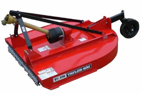 Series 240/360/480 Round Back Rotary Cutter 240 SERIES ROUND BACK ROTARY CUTTERS are constructed using 11 gauge for the top sheet and 10 gauge on the side skirts for added strength.