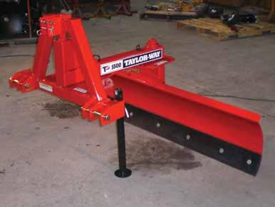 Series 5500 / 8500 Rear Blades 5500 Series Rear Blades Taylor Pittsburgh 5500 Series Rear Blades are constructed with a heavy 4 x 4 x ⅜ main tube, straddle type combination 3-point hitch, and manual