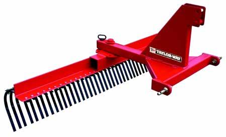 Series 233 / 4500 Landscape Rake 233 Series Landscape Rake 233-YR-G Taylor Pittsburgh's 233 Series Landscape Rakes are engineered for versatility by having 5 forward and 5 reverse angle settings.