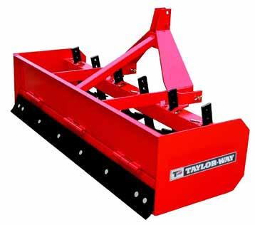 233 Series Hinged Back Box Blades The 233 Hinged Back Box Blade has the same features as the standard box blade.