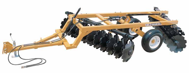 Series 670 Offset Disc Harrow The Taylor-Way 670 Offset Disc Harrow is the result of proven, field tested engineering to give you precision performance in a variety of applications.