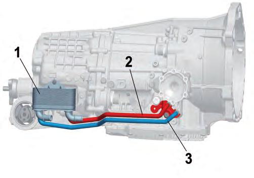 8 Clutch valve 2, EDS2 9 Clutch selector valve, EDS3 10 Pressure control valve, EDS3 11 Switch-over valve 12 Pressure regulator,