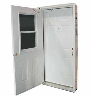 DOOR SYSTEMS ENTRY SERIES High Definition Steel Slab Double Rabbeted Wood Frame Smooth White Fiberglass Slab Double Rabbeted Wood Frame SPECS DOOR DESIGNS AVAILABLE DOORS 24 gauge primed