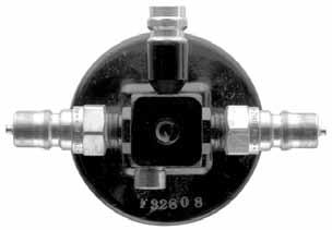 25mm 2 Quick Disconnect Two Top Metric Ports two 7 16 Schrader Valves 74R3156 RD-5-10735-0P 3 diameter x 8