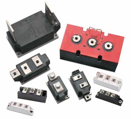 Thyristor & Diode Modules POW-R-BLOK Battery Chargers Induction Heating/Melting Medical Equipment POW-R-BRIK AC Motor Starters DC Motor Controls Mining Power Centers Resistance