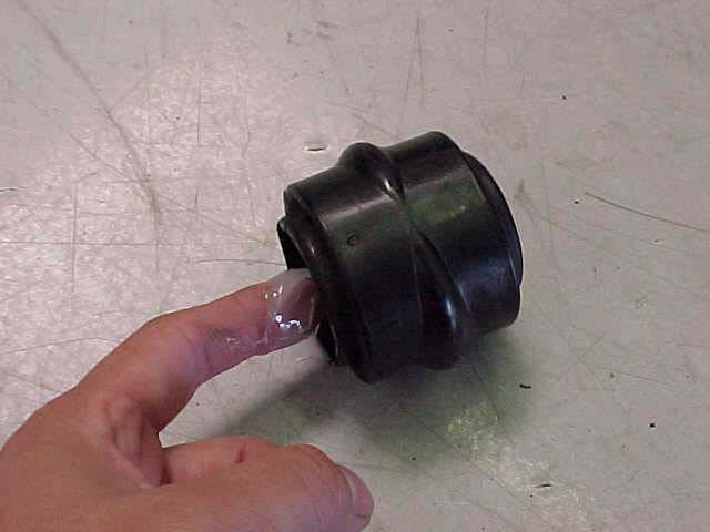 5) Apply a healthy amount of the provided grease to the new Hotchkis polyurethane bushings.