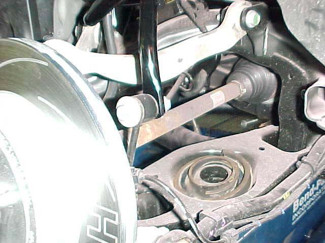 14) Reattach the endlinks to the sway bar in the same manner as removal.