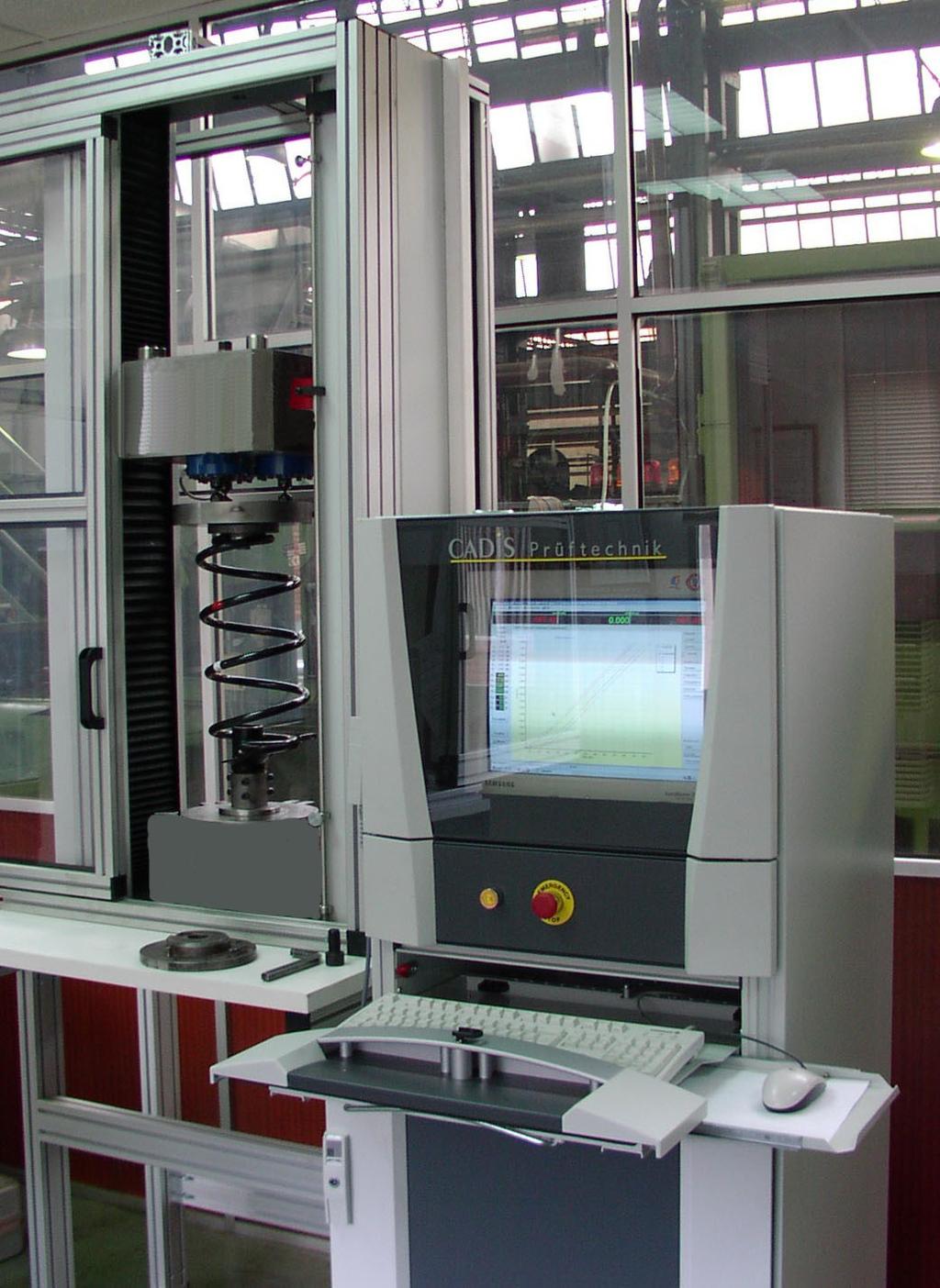 Spring testing machine 81870 Midrange series of testing machines from 10 to 50kN in two or four column design.