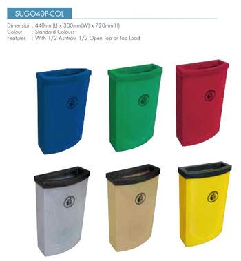 250mm * 730mm Features : With 1/2 Ashtray, 1/2 Open or Top Load Plastic
