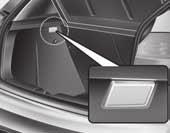 Značilnosti vašega vozila Lučka v prtljažnem prostoru (če je na voljo) Lučka prtljažnega prostora zasveti, ko odprete prtljažna vrata.
