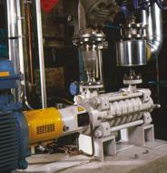 MBN Multistage Ring Section Pumps MBN type pumps are horizontal, radially split, ring