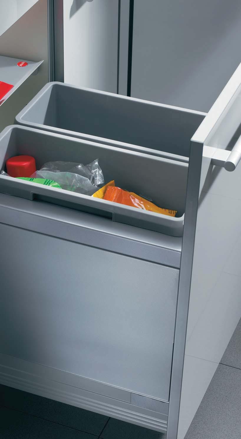 450 500 600 XXXL WASTE BIN SET For use with any metal sided drawer system with a min.