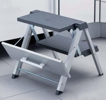 942 BRACKETS FOR STEPFIX STEP STOOL Plinth bracket: with fixing plates to attach plinth panel Cabinet