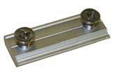 400 SIDE AND BOTTOM RAIL Dimensions: 38 x 24 x 500 mm (HxWxL) Material Finish Aluminium SIlver coloured, anodised