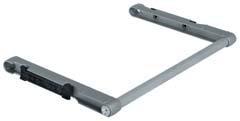 990 SUPPORT For fitting to clothes rails and shelves Material Finish Plastic White aluminium 805.20.