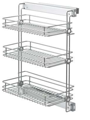 061 SIDE MOUNTED THREE TIER PULL-OUT WITH SOFT CLOSE GRASS
