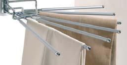 bearing runner Material: Steel Finish: Chrome plated, polished W x D x