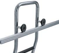 Finish Number of steps Chrome-plated 7 819.20.200 polished Grey, lacquered 7 819.20.500 RUNNING TRACK Material: Aluminium Finish Length mm Silver coloured, 6000 819.21.