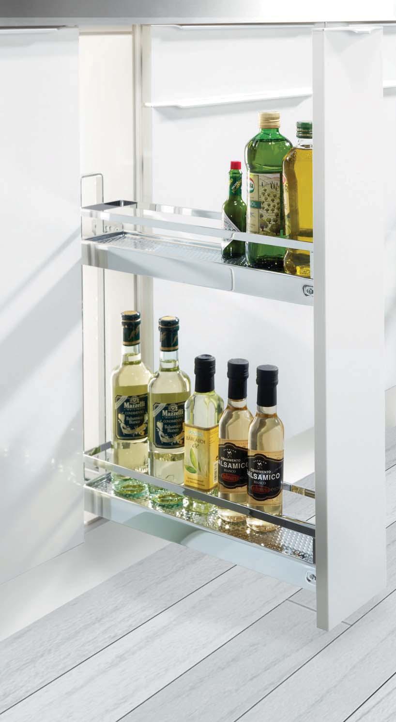 COMPLETE SETS With BASE CABINET PULL-OUT STYLE Complete set with metal trays and