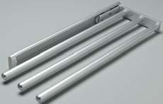 550 PULL-OUT TOWEL RACK Top or side mounted Includes extendible