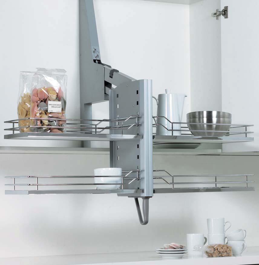 910 CLIP-ON ARENA ANTISLIP SHELVES, SET OF FOUR For overall cabinet widths 900 or
