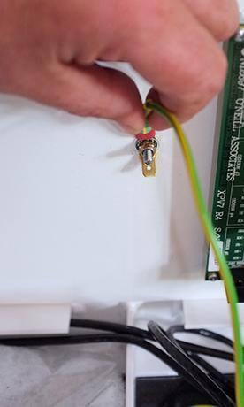 green Molex connectors.