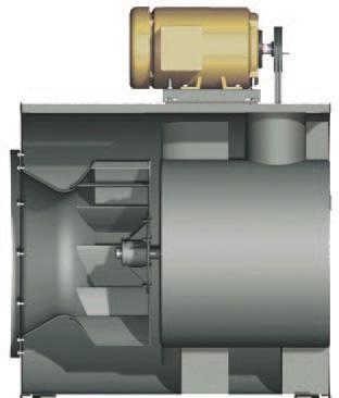 MIXED-FLOW ADVANTAGES The Cook Contour mixed-flow wheel produces a highly efficient, quiet and