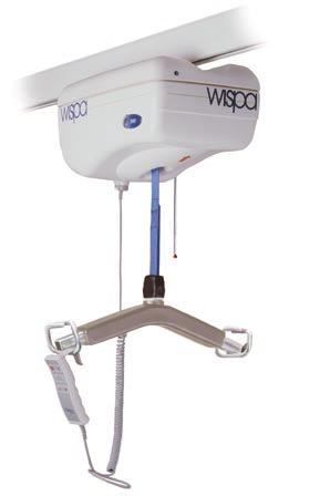 Wispa 200 and 300 Series Ceiling Mounted Hoist Range Lifting solutions for the home, hospital and care environment. One unique range, four different model options.