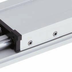 Profile guide/actuator - RK Compact Slimline short-stroke linear actuator for hand adjustment with
