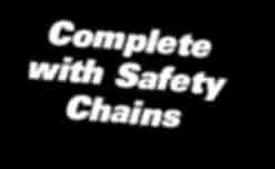 500kg Safe Work Capacity Complete with Safety Chains Double Tilting