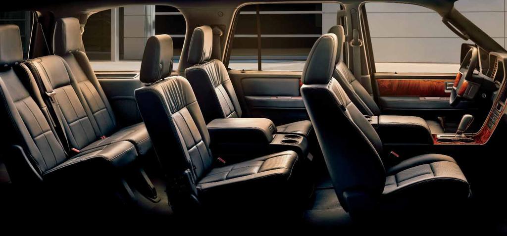 INSIDE, EVERY SEAT IS FIRST CLASS. Abundant space for each passenger is just the beginning.