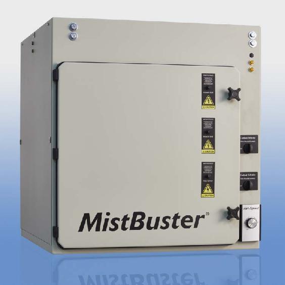 Source Collection MistBuster 2000 An electrostatic precipitation air cleaning system for the source capture and removal of mist, smoke and metal particles produced by machining applications.