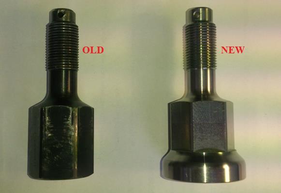 LISAD LISA 1 Wheel Stud replacement: Due to a potential risk of wheel nut coming loose, these old wheel studs must be replaced immediately following the procedure below: Lock the wheel hub with a